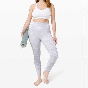 lululemon athletica Gray Camo Leggings